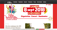 Desktop Screenshot of fetedesvendanges.net
